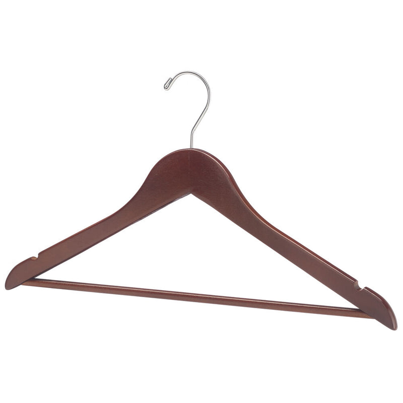 Straight Wood Suit Hangers- Set of 100