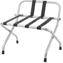 Powder Coated Metal Folding Luggage Rack w/ Back Rest