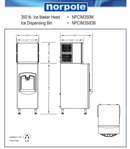 Norpole Commercial Dispensing Ice Maker