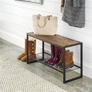 Modern Industrial Entryway Bench