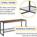 Modern Industrial Entryway Bench