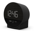 Digital Round Alarm Clock with 2 Ports for Charging