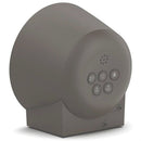 Digital Round Alarm Clock with 2 Ports for Charging