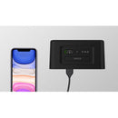 Alarm Clock with Ports for Charging