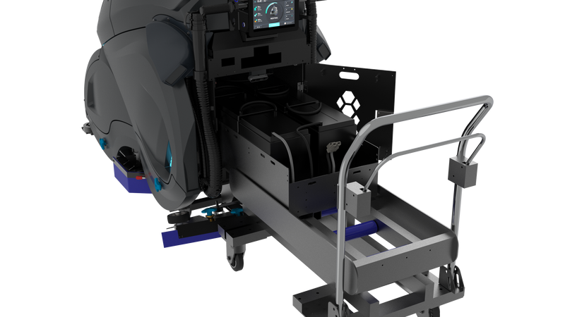 The Rex Large Scale Commercial Floor Scrubbing Robot