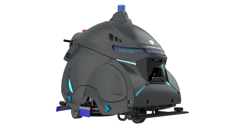 The Rex Large Scale Commercial Floor Scrubbing Robot