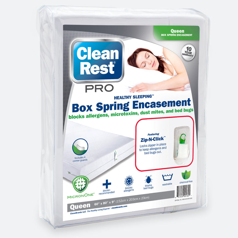 CleanRest PRO Box Spring Encasement package.