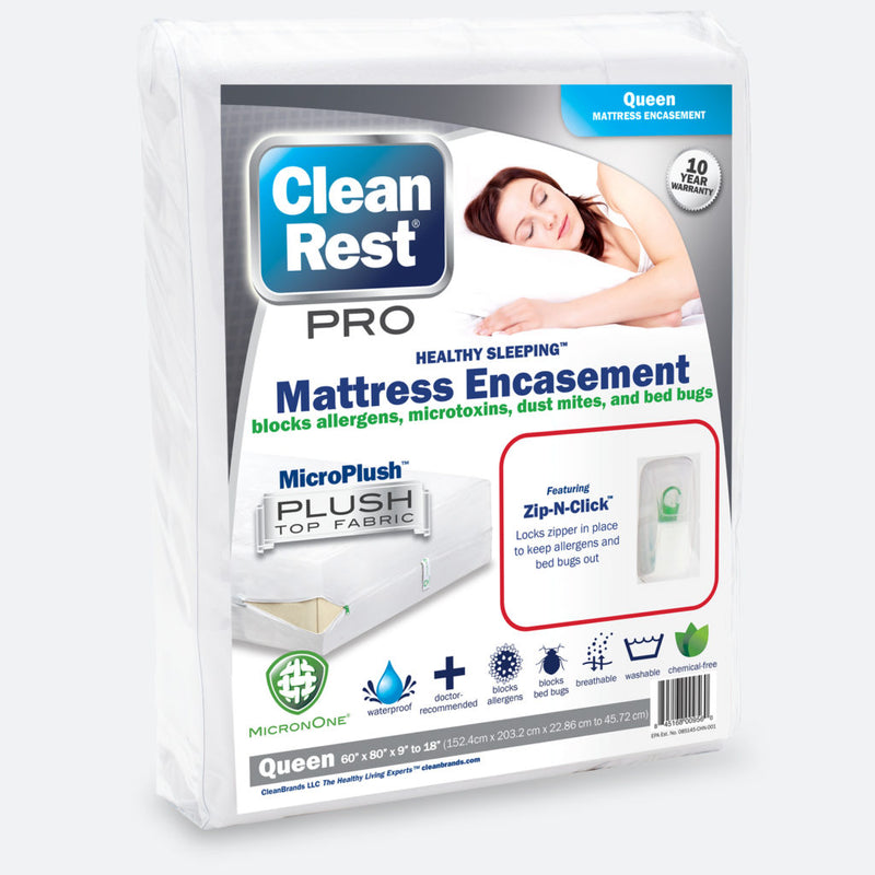 CleanRest PRO Waterproof Mattress Encasement package.