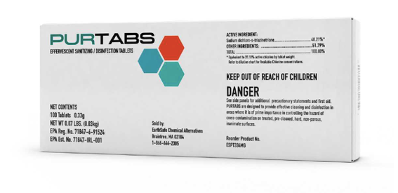 PurTabs NaDCC Sanitizing Tablets | PHHS