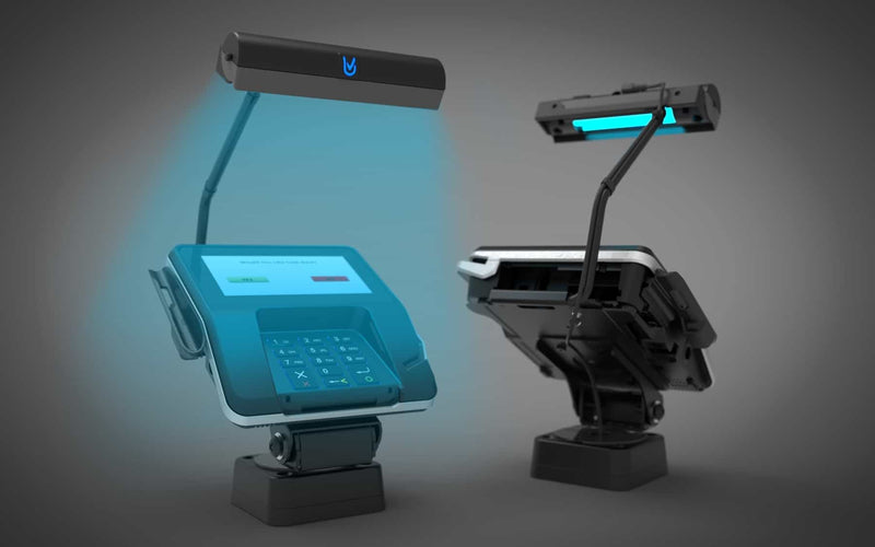 UV Payment Terminal Mount on 2 Terminals 