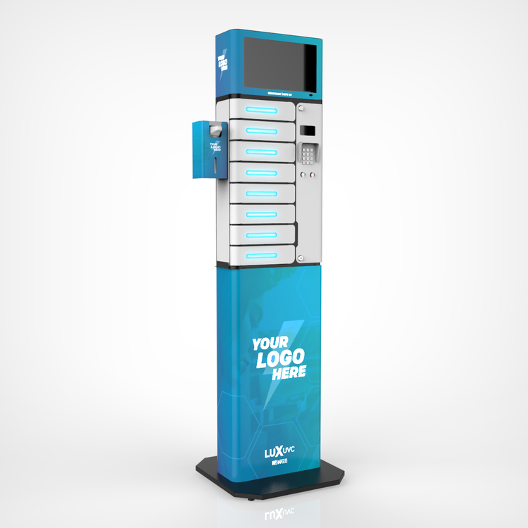 UV Stand Alone Charging Locker with Screen